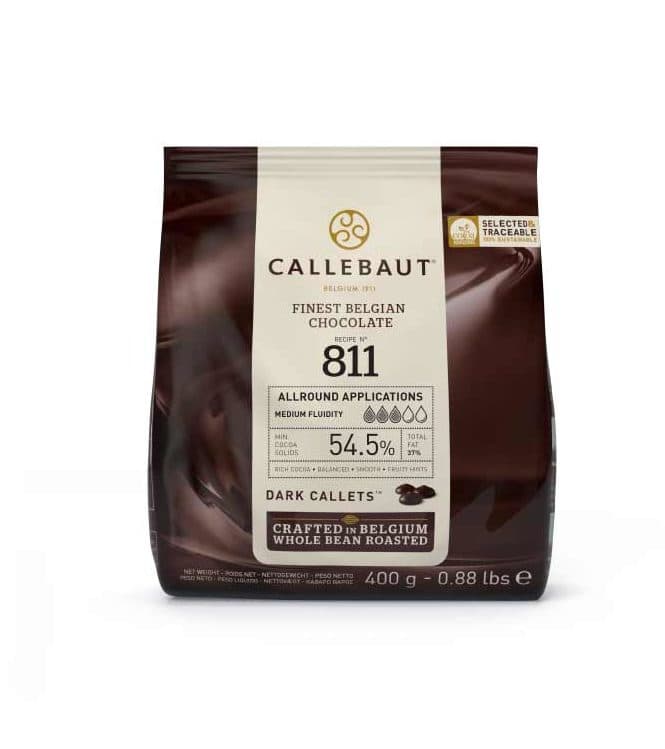 Шоколад темный 54,5% Callebaut 811 (0,4 кг)