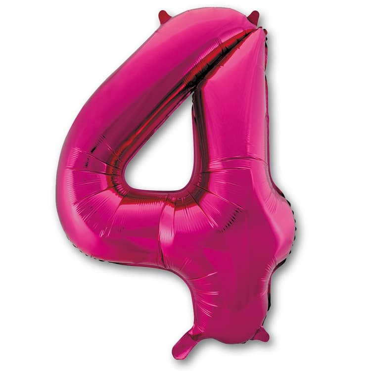 ЦИФРА 4 40" Fuchsia 102см