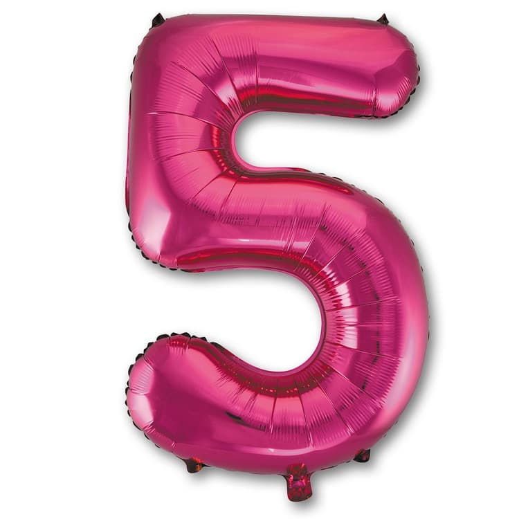 ЦИФРА 5 40" Fuchsia 102см