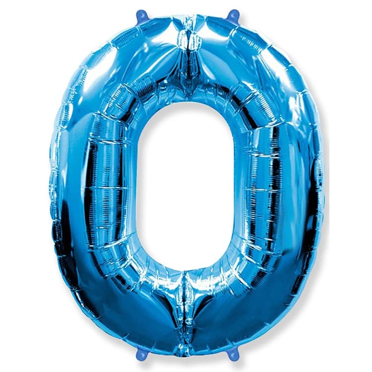 ЦИФРА 0 40" Blue 102см