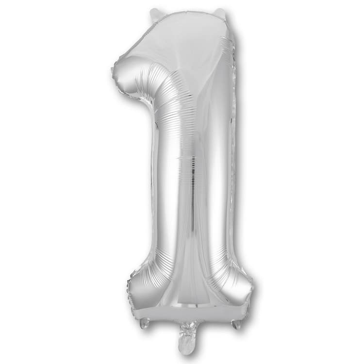 ЦИФРА 1 40" Silver 102см