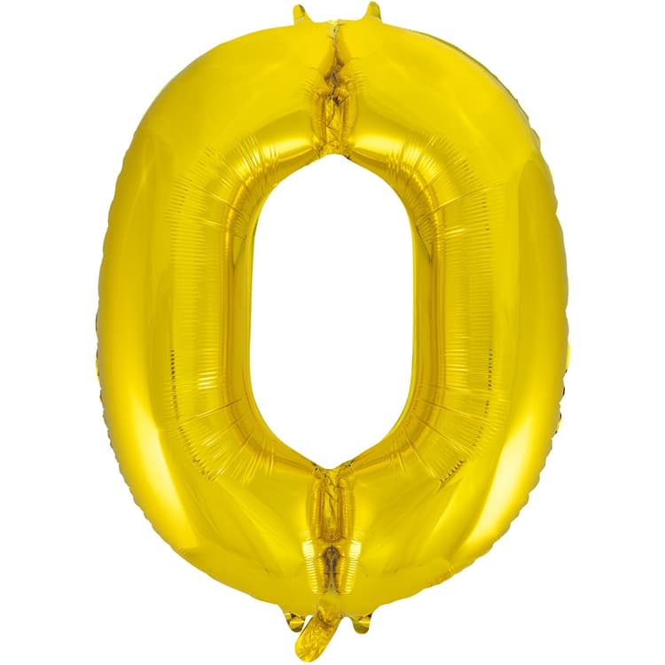 ЦИФРА 0 40" Gold 102см